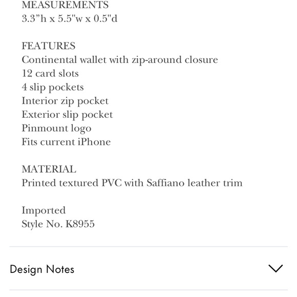 Kate Spade Morgan color blocked zip around wallet - Picture 4 of 5